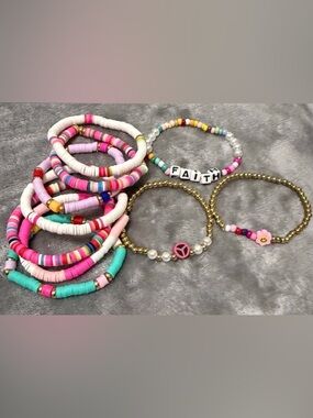 Colorful Beaded Bracelet Set